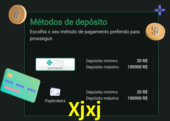 O cassino Xjxj oferece uma grande variedade de métodos de pagamento